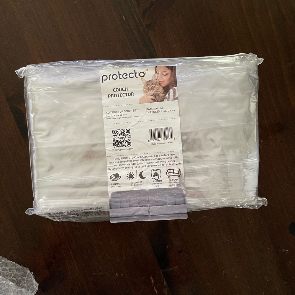 Clear PVC Couch Protector